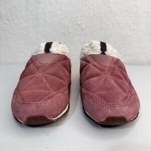 Teva ReEMBER Faux Shearling Plush Slip-On Sneaker Slippers Pink Burlwood Size 8